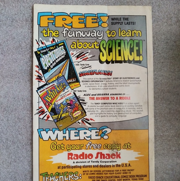 Tandy Computer Whiz Kids Comic Book - Picture 4 of 4